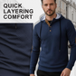 🧥 Vintage Detail, Relaxed Everyday Fit | Men's Hooded Button Pullover