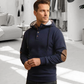 🧥 Vintage Detail, Relaxed Everyday Fit | Men's Hooded Button Pullover