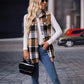 🍂 Classic Plaid, Easy Layering | Women's Mid-Length Button Vest