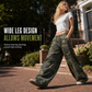 👖 Vintage Wash, Relaxed Wide-Leg Fit | Women's Oversized Sweatpants