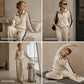 ✨ Side Stripes, Flattering Wide-Leg Fit | Women's Quarter-Zip 2-Piece Set ⚡ Free Shipping