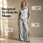 ✨ Side Stripes, Flattering Wide-Leg Fit | Women's Quarter-Zip 2-Piece Set ⚡ Free Shipping