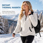 ☁️ Plush Warmth, Flexible Half-Zip Style | Women's Cozy Sweatshirt