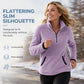 ☁️ Plush Warmth, Flexible Half-Zip Style | Women's Cozy Sweatshirt