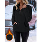 ☁️ Plush Warmth, Flexible Half-Zip Style | Women's Cozy Sweatshirt