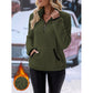 ☁️ Plush Warmth, Flexible Half-Zip Style | Women's Cozy Sweatshirt