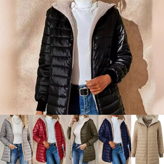 🧥 Quilted Warmth, Cozy Coverage | Women's Hooded Zip-Up Coat ⚡ Free Shipping