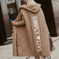 🧶 Cozy Long-Line Fit, Statement Back Detail | Women's Hooded Knit Cardigan ⚡ Free Shipping