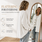 🧥 Rich Corduroy Texture, Relaxed Drape | Women's V-Neck Cardigan Coat