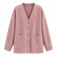 🧥 Rich Corduroy Texture, Relaxed Drape | Women's V-Neck Cardigan Coat