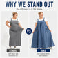 👗 Relaxed Denim, Freedom to Move | Women's Oversized Suspender Maxi Dress
