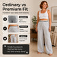 👖 Flattering High Waist, Relaxed Wide-Leg Fit | Women's Sweatpants