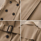 🧥 Smooth Drape, Polished Silhouette | Women's Mid-Length Trench Coat ⚡ Free Shipping