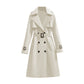 🧥 Smooth Drape, Polished Silhouette | Women's Mid-Length Trench Coat ⚡ Free Shipping