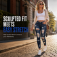 👖 Sculpting Stretch, Distressed Edge | Women's High-Waist Ripped Skinny Jeans