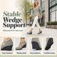 👠 More Height, Steadier Steps | Women's Stretch-Strap Wedge Flats