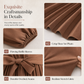 💃 Flattering V-Neck, Flowing Pleats | Women's High-Waist Pleated Maxi Dress