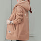 ☁️ Plush Warmth, Cozy Coverage | Women's Hooded Faux-Lamb Coat ⚡ Free Shipping
