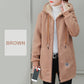 ☁️ Plush Warmth, Cozy Coverage | Women's Hooded Faux-Lamb Coat ⚡ Free Shipping