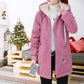 ☁️ Plush Warmth, Cozy Coverage | Women's Hooded Faux-Lamb Coat ⚡ Free Shipping