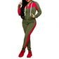 🔥 Bold Color-Block, Effortless Matching Style | Women's 2-Piece Tracksuit ⚡ Free Shipping