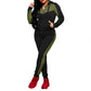 🔥 Bold Color-Block, Effortless Matching Style | Women's 2-Piece Tracksuit ⚡ Free Shipping