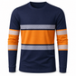 🎨 Bold Art Print, Easy Everyday Fit | Men's Casual Long-Sleeve Tee