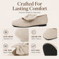 🎀 Square-Toe Style, Feminine Bow Detail | Women's Knit Flat Shoes