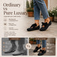 🎀 Square-Toe Style, Feminine Bow Detail | Women's Knit Flat Shoes