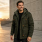 🧥 Thermal Warmth, Detachable Hood | Men's Winter Jacket ⚡ Free Shipping