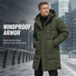 🧥 Heavyweight Warmth, Utility Storage | Men's Mid-Length Padded Coat ⚡ Free Shipping