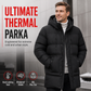 🧥 Heavyweight Warmth, Utility Storage | Men's Mid-Length Padded Coat ⚡ Free Shipping