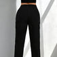 👖 More Pockets, Easy Movement | Women's Drawstring Straight-Leg Cargo Pants