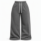 👖 Curved Seams, Flattering Wide-Leg Drape | Women's High-Waist Sweatpants