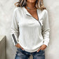 🧶 Asymmetric Zip, Flattering Ribbed Texture | Women's Knit Top