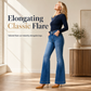 👖 Double-Button Waist, Flattering Flare | Women's Stretch Denim Jeans