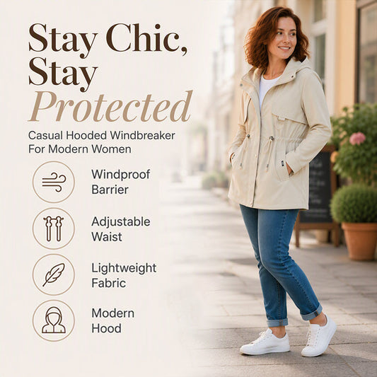 🧥 Cozy Mid-Length Coverage, Easy Hooded Style | Women's Warm Jacket ⚡ Free Shipping