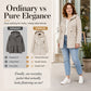 🧥 Cozy Mid-Length Coverage, Easy Hooded Style | Women's Warm Jacket ⚡ Free Shipping
