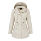 🧥 Cozy Mid-Length Coverage, Easy Hooded Style | Women's Warm Jacket ⚡ Free Shipping