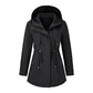 🧥 Cozy Mid-Length Coverage, Easy Hooded Style | Women's Warm Jacket ⚡ Free Shipping