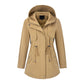 🧥 Cozy Mid-Length Coverage, Easy Hooded Style | Women's Warm Jacket ⚡ Free Shipping