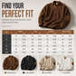 🧶 Rich Cable Texture, Rugged Elbow Detail | Men's Collared Knit Pullover