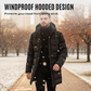 🧥 Extended Warmth, Windproof Coverage | Men's Mid-Length Hooded Puffer Jacket ⚡ Free Shipping