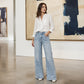 👖 Front Seam Detail, Flattering Wide-Leg Fit | Women's Jeans