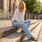 👖 Front Seam Detail, Flattering Wide-Leg Fit | Women's Jeans