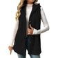 🧶 Sherpa Warmth, Cable-Knit Charm | Women's Hooded Layering Vest