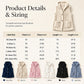 🧶 Sherpa Warmth, Cable-Knit Charm | Women's Hooded Layering Vest