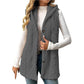 🧶 Sherpa Warmth, Cable-Knit Charm | Women's Hooded Layering Vest