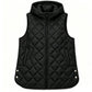 🦺 Quilted Warmth, Easy Layering | Women's Mid-Length Hooded Vest ⚡ Free Shipping