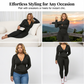 ✨ Sculpted Waist, Easy Stretch | Women's Hooded Wide-Leg 2-Piece Set ⚡ Free Shipping